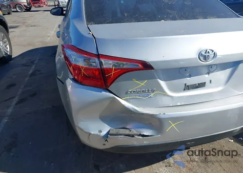 2016 Toyota Corolla L z USA, uszkodzony, nr VIN 2T1BURHE8GC493301